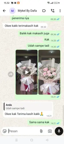 Testimonial Buket Bunga lamajang