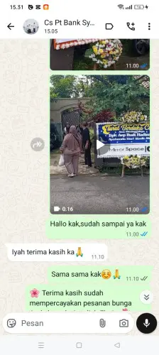 Testimonial Papan Bunga lamajang